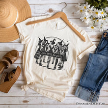 Load image into Gallery viewer, Girls Will Be Girls T-Shirt, Witchy Halloween Tee for Empowered Women
