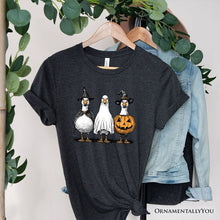 Load image into Gallery viewer, Haunting Honkers Goose T-Shirt, Funny Halloween Costumes Tee
