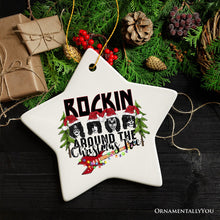Carregar imagem no visualizador da galeria, Iconic Hard Rock n Roll Guitar Christmas Ornament, Rockin Around the Christmas Tree
