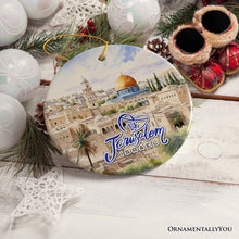 Carregar imagem no visualizador da galeria, Jerusalem Israel Classic Artwork Ornament, Jewish Souvenir and Gift
