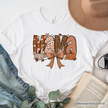 Load image into Gallery viewer, Mama Coquette Autumn T-Shirt, Cozy Fall Pumpkins for Mothers

