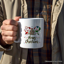 Carregar imagem no visualizador da galeria, Personalized Mug BBQ Buffalo Plaid Christmas, Barbecue Gift
