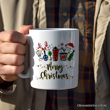 Carregar imagem no visualizador da galeria, Personalized Mug Bartender Buffalo Plaid Christmas Gift
