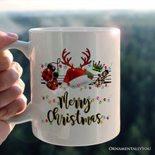 Carregar imagem no visualizador da galeria, Personalized Mug Boxing Buffalo Plaid Christmas, Team and Coaches Gift
