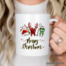 Carregar imagem no visualizador da galeria, Personalized Mug Dentist Buffalo Plaid Christmas, Dental Gift
