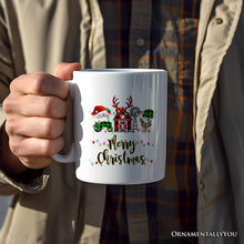 Carregar imagem no visualizador da galeria, Personalized Mug Farm Buffalo Plaid Christmas, Farmhouse Gift

