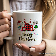 Carregar imagem no visualizador da galeria, Personalized Mug Realtor Buffalo Plaid Christmas, Gift From Customers
