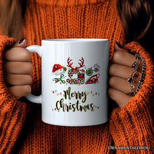 Carregar imagem no visualizador da galeria, Personalized Mug Sewing Buffalo Plaid Christmas, Clothing Stylist Gift
