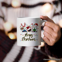 Carregar imagem no visualizador da galeria, Personalized Mug Waitress Buffalo Plaid Christmas Gift
