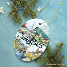 Carregar imagem no visualizador da galeria, Picturesque Switzerland Landmarks Ornament, Bern Travel Souvenir and Christmas Gift
