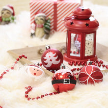 Carregar imagem no visualizador da galeria, Santa Claus Inspired 9 Piece Round Ornament Christmas Bundle
