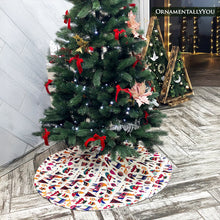 Carregar imagem no visualizador da galeria, Scandinavian Folk Style Christmas Tree Skirt
