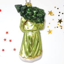 Carregar imagem no visualizador da galeria, Spirit of the Forest Father Santa Victorian Glass Christmas Ornament
