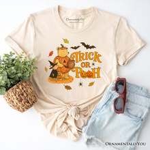 Load image into Gallery viewer, Trick or Pooh T-Shirt, Vintage Halloween Costume Pooh Bear and Friends Tee
