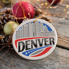 Carregar imagem no visualizador da galeria, Urban Denver Retro Colorado Ornament, Souvenir Gift
