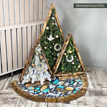Cargar imagen en el visor de la galería, Woodland Animal Scandinavian Folk Christmas Tree Skirt
