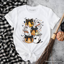 Carregar imagem no visualizador da galeria, Cute Ghost Teacher Halloween T-Shirt, Retro Boo Spooky School Tee
