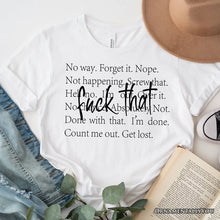 Carregar imagem no visualizador da galeria, Fed Up With It T-Shirt, Sarcastic Minimalist White Tee for Blunt Women
