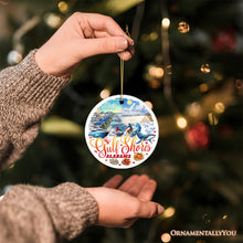 Carregar imagem no visualizador da galeria, Gulf Shores Christmas Ornament, Alabama's Coastal Souvenir and Tree Decor
