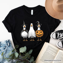 Load image into Gallery viewer, Haunting Honkers Goose T-Shirt, Funny Halloween Costumes Tee
