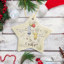 Load image into Gallery viewer, I&#39;ll Always be with You Ornament, Comforting Pooh Bear Christmas Gift and Keepsake
