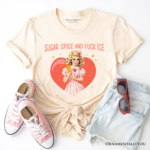 Cargar imagen en el visor de la galería, Sugar Spice and Fuck Ice Retro Protest T-Shirt, Vintage Social Justice Tee
