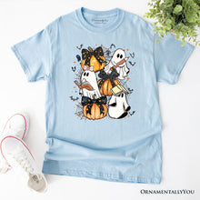 Carregar imagem no visualizador da galeria, Cute Ghost Teacher Halloween T-Shirt, Retro Boo Spooky School Tee
