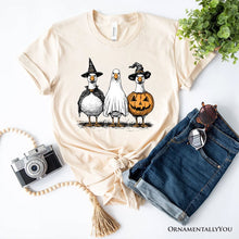 Load image into Gallery viewer, Haunting Honkers Goose T-Shirt, Funny Halloween Costumes Tee
