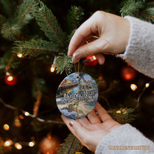 Carregar imagem no visualizador da galeria, Monterey Beach Artistic Christmas Ornament, California Coastal Marine Life Decoration

