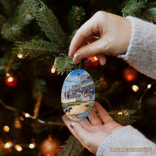 Carregar imagem no visualizador da galeria, Ocean City Ceramic Ornament, Maryland Coastal Themes Christmas Decoration and Gift
