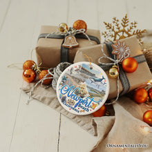 Carregar imagem no visualizador da galeria, Newport Beach Christmas Ornament, California Coastal City Gift and Tree Decor
