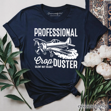 Carregar imagem no visualizador da galeria, Professional Crop Duster Funny T-Shirt, Silent But Deadly Sarcastic Men Tee
