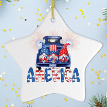 Carregar imagem no visualizador da galeria, Patriotic America Gnome Ornament
