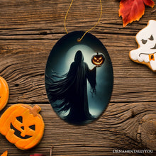 Carregar imagem no visualizador da galeria, The Pumpkin Reaper Horror Ornament, Halloween Tree Decoration
