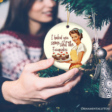 Carregar imagem no visualizador da galeria, I Baked You Some Shut The Fucupcakes Ornament, Quirky and Fun Retro Kitchen Decor
