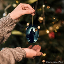 Carregar imagem no visualizador da galeria, The Pumpkin Reaper Horror Ornament, Halloween Tree Decoration
