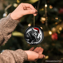 Load image into Gallery viewer, Vicious Werewolf Ceramic Ornament, Enigmatic Christmas Decoration for Halloween Tree
