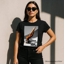 Carregar imagem no visualizador da galeria, Sass is Sacrosanct Concept Art Graphic T-Shirt, Sexy Cat Woman Black and White Streetwear Tee
