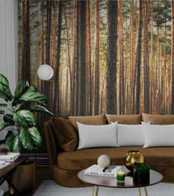 Cargar imagen en el visor de la galería, Forest Wallpaper Mural. Woodland Country Theme / Farmhouse Wall Decor. #6777
