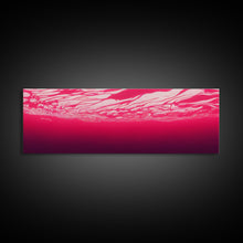 Load image into Gallery viewer, Beneath a pink ocean, cool abstract art fuchsia, Framed Canvas Print, Ready To Hang Wall Art, Framed Wall Art
