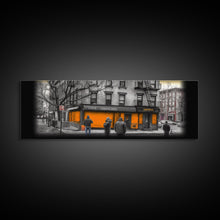 Cargar imagen en el visor de la galería, Closed Down Store Canvas Print, Buildings,Street Art, Fall, Autumn, Urban Art, Large Urban Art Print, Panoramic, Wall Art, Canvas Print
