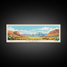 Cargar imagen en el visor de la galería, Big Bend National Park, Panoramic Texas Travel Art, National Park Print, Minimalist Travel Art, Midcentury Modern Style Landscape
