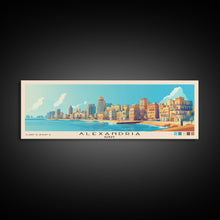 Carregar imagem no visualizador da galeria, Alexandria, Egypt Panoramic Beach Print, Vacation Gift, Egypt Wall Art, Beach Painting, Beach Decor, Beach Painting
