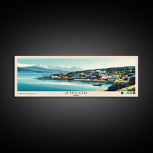 Carregar imagem no visualizador da galeria, Ancud, Chile Panoramic Print, Vacation Gift, Chile Wall Art, Beach Painting, Beach Decor, Large Wall Art, Wood Frame Art
