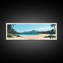 Carregar imagem no visualizador da galeria, Anjajavy, Madagascar Panoramic Print, Vacation Gift, Madagascar Wall Art, Beach Painting, Beach Decor, Beach Or Lakehouse Art
