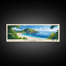 Carregar imagem no visualizador da galeria, Apo Island, Philippines Panoramic Print, Vacation Gift, Philippines Wall Art, Beach Painting, Beach Decor, Beach Or Lakehouse Art

