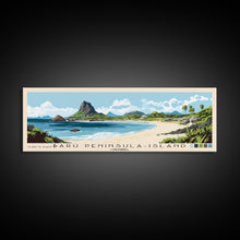 Load image into Gallery viewer, Barú Peninsula-Island, Colombia Panoramic Print, Vacation Gift, Colombia Wall Art, Vacation Wall Art, Vacatation Memories, Beach Decor, Beach Or Lakehouse Art
