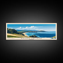 Carregar imagem no visualizador da galeria, Bruny Island, Australia Panoramic Print, Vacation Gift, Australia Wall Art, Beach Painting, Beach Decor, Large Wall Art, Wood Frame Art
