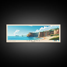 Carregar imagem no visualizador da galeria, Cap Coz, France Panoramic Print, Vacation Gift, France Wall Art, Beach Painting, Beach Decor, Large Wall Art, Wood Frame Art
