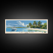 Cargar imagen en el visor de la galería, Cat Island, Bahamas Panoramic Beach Print, Vacation Gift, Bahamas Wall Art, Beach Painting, Beach Decor, Beach Painting
